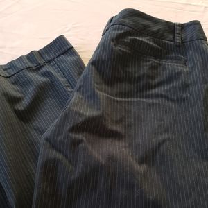 Trixie + Lulu Women's Pinstriped Capri Pants